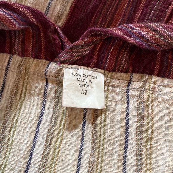 Boho Overall Shorts Sz Sm/Med - Picture 8 of 10